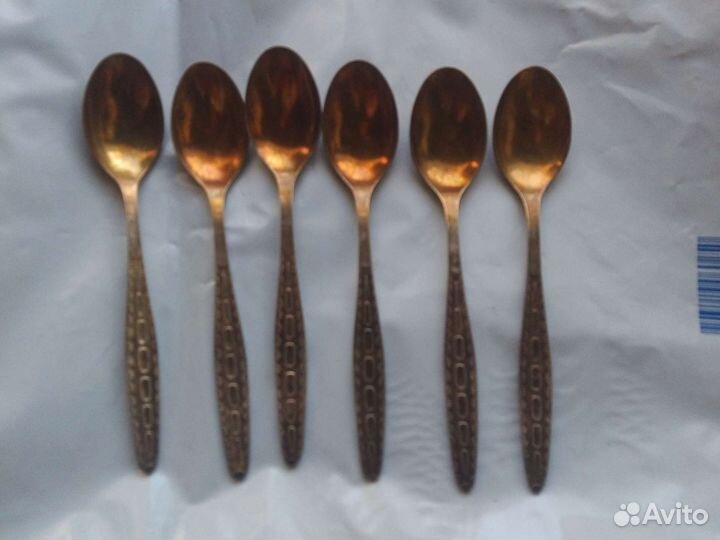 Чайные ложечки мельхиор