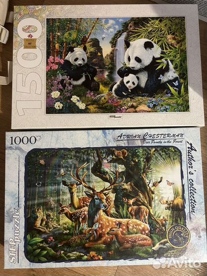 Пазлы 1000 и 1500 деталей