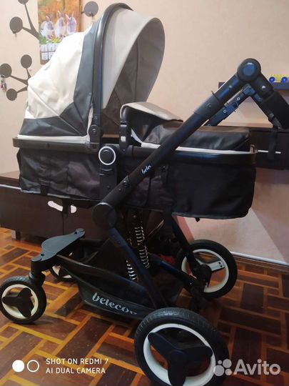 Коляска 2 в 1 эко кожа