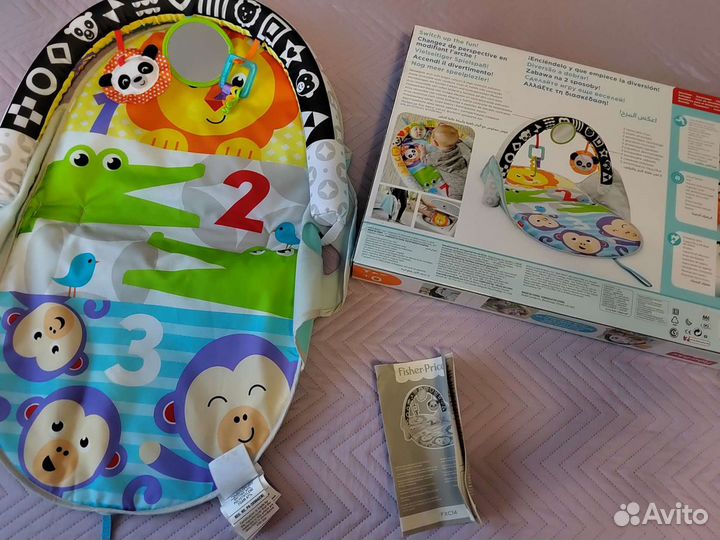 Развивающий коврик двусторонний Fisher Price