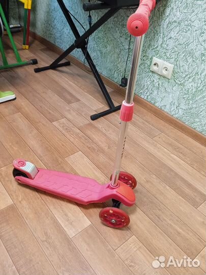 Самокат детский трехколесный, от 1,5 до 6 лет