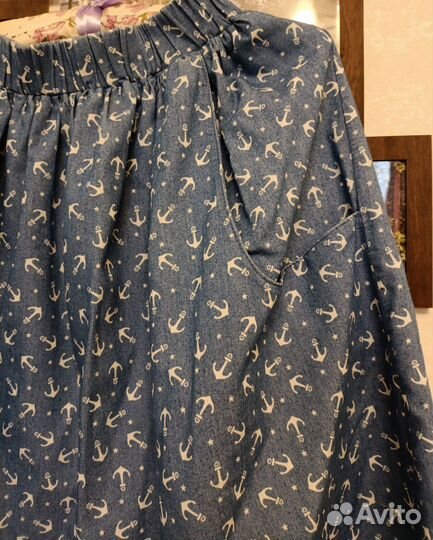 Юбка летняя миди 42