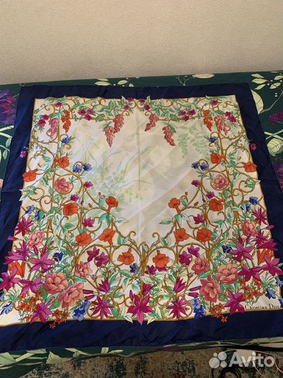 Шелковый платок Christian Dior оригинал