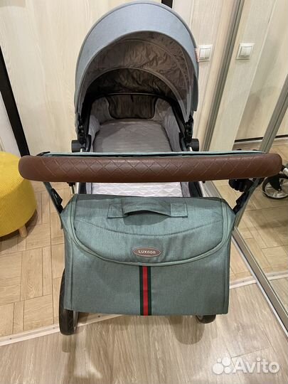 Коляска 2 в 1 luxmom 608