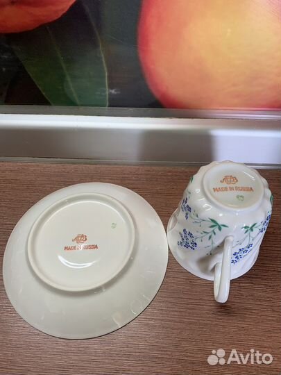 Чашка с блюдцем лфз