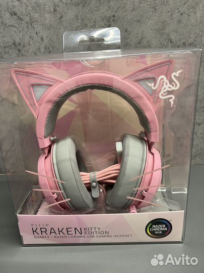Беспроводные наушники razer kraken kitty edition
