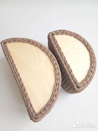 Корзинки вязаные 2 шт