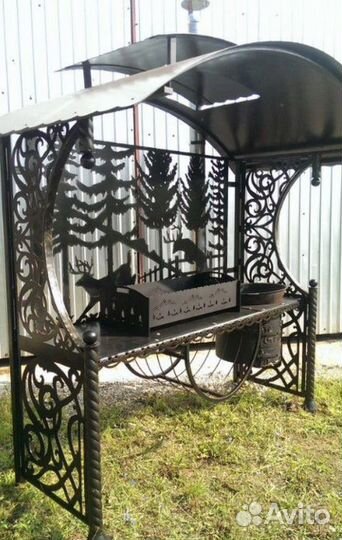 Печь под казан с любым логотипом