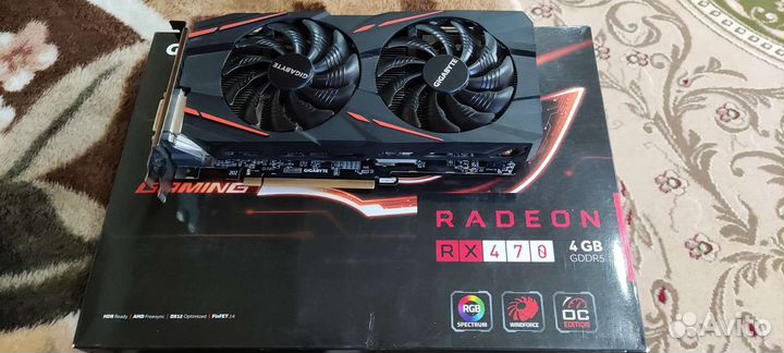 Видеокарта rx 470 4gb