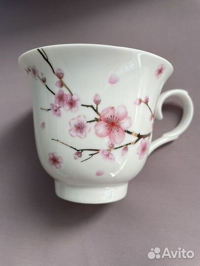 Набор чайных пар, 6 пар, фарфор