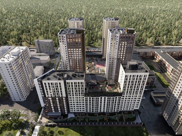 2-к. квартира, 58,3 м², 14/16 эт.