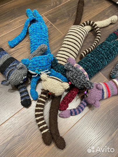 Вязаная игрушка - кот - подарок