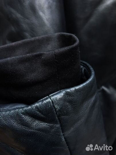 Кожаный пуховик Marithe Francois Girbaud (M)