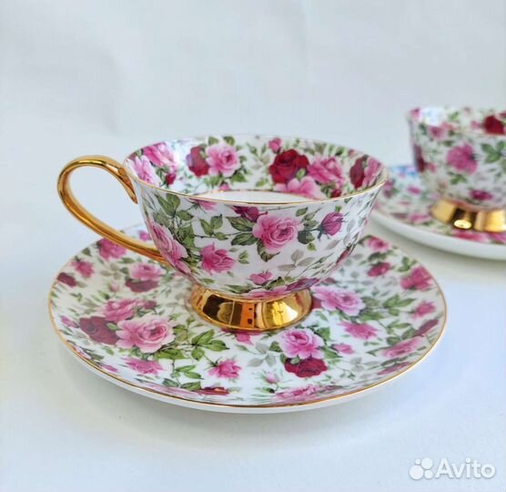 Чайный набор из 2 чайных пар Butterfly Англия