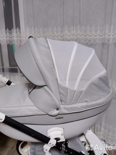 Коляска 2 в 1 Adamex monte carbone