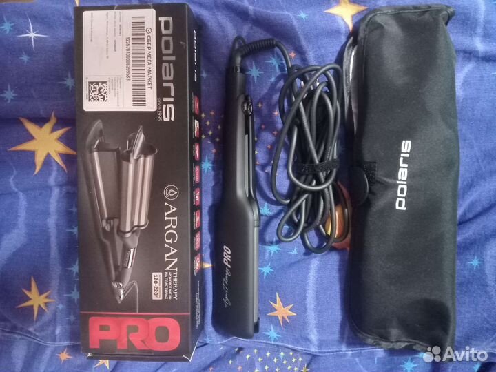 Электрощипцы для завивки волос Polaris