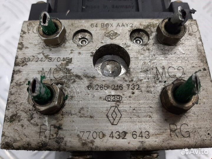 Блок ABS для Renault Scenic 1 7701045832