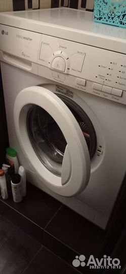 Стиральная машина бу lg 5 кг