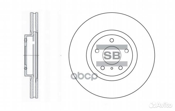 Диск тормозной Nissan murano 3.5 05/ Infiniti F