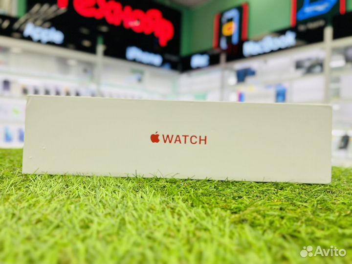 Часы apple watch 6 44 mm red