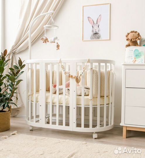 Кроватка трансформер для новорожденных
