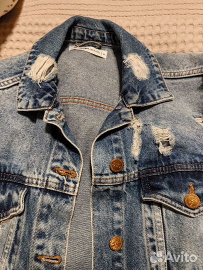 Джинсовая куртка koton