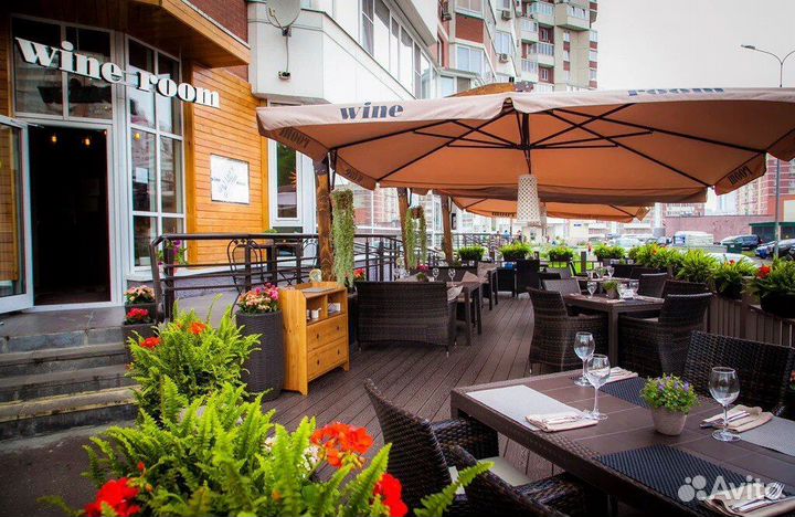 Зонты для кафе и ресторанов оптом