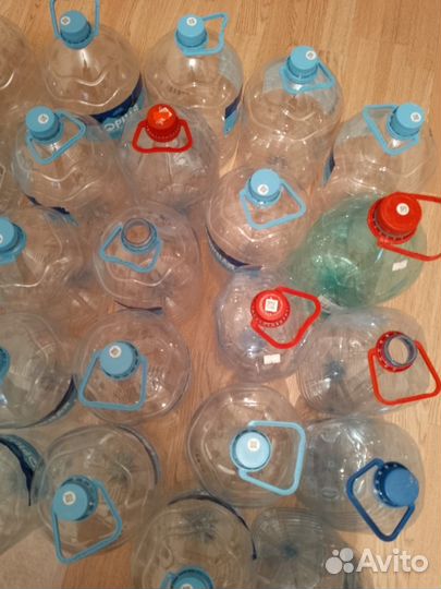 Баклажки бутылки пластиковые