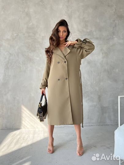 Пальто тренч женское 42 44 46 48