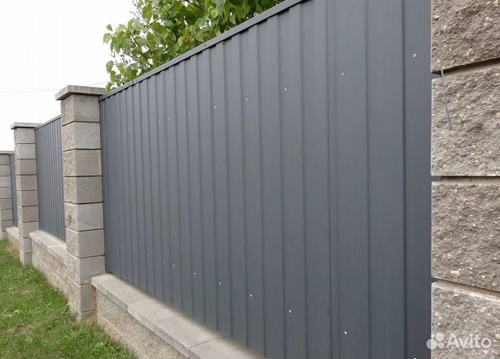 Забор металлический профессионально качественно