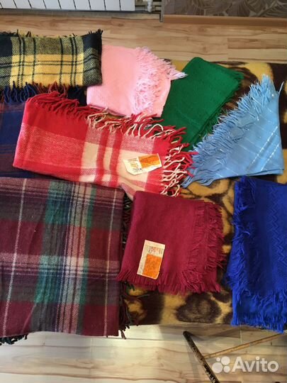 Платки хлопок и шерстяные