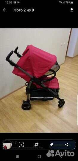 Прогулочная коляска трость peg perego