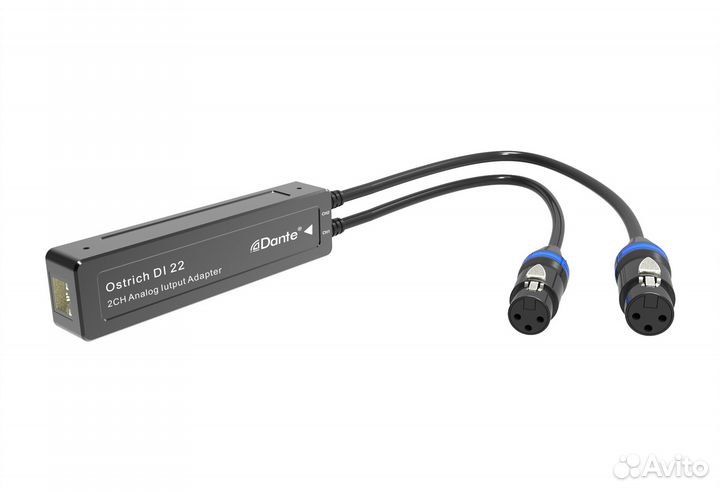 Dante интерфейс S-Track Ostrich DI 22