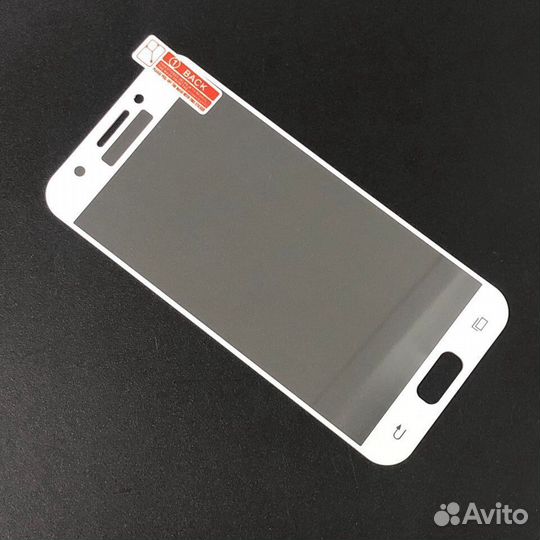 Защитное стекло для samsung A3 2017 белое