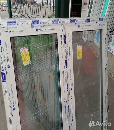 Пластиковые окна 1200х1200 мм