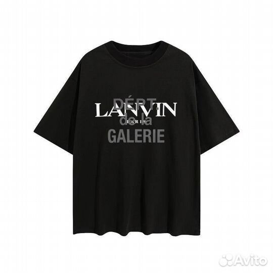 Футболка gallery dept Черная lanvin