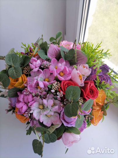 Букет из мыла