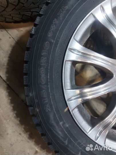 R16 Nokian Tyres Hakkapeliitta 5 215/60, PCD 5x114.3 DIA 60.1