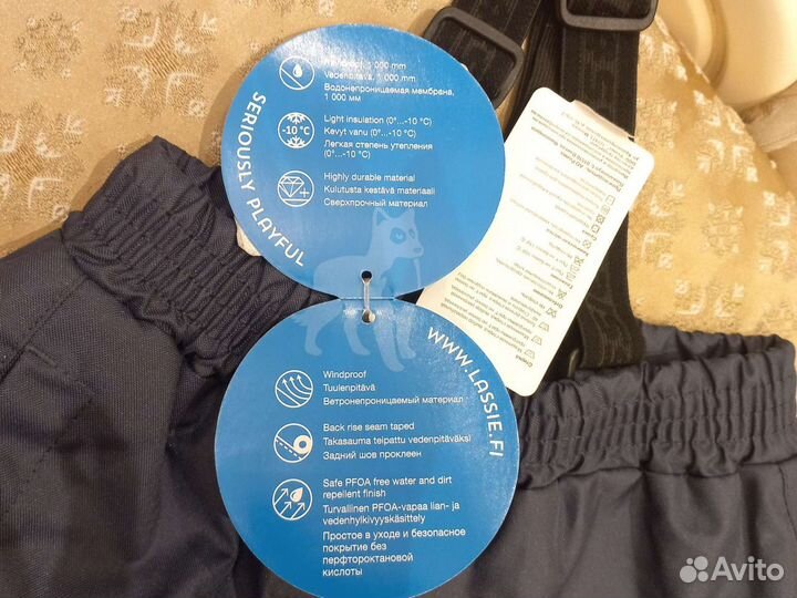 Новые утеплённые брюки Lassie 92