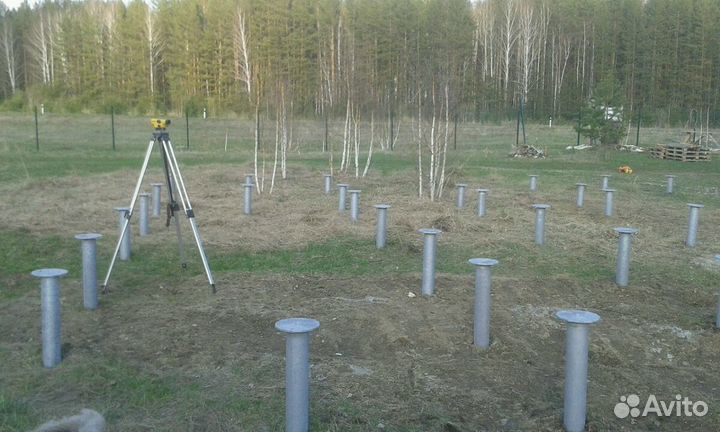 Фундамент на винтовых сваях
