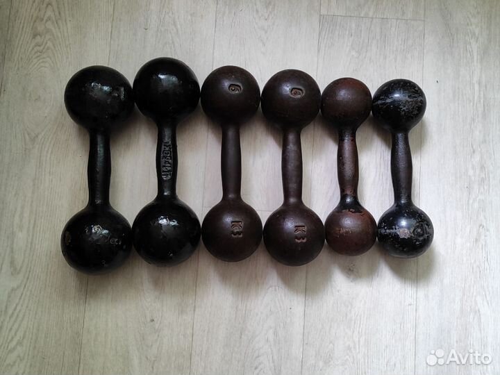 Гантели 4,6,8 кг