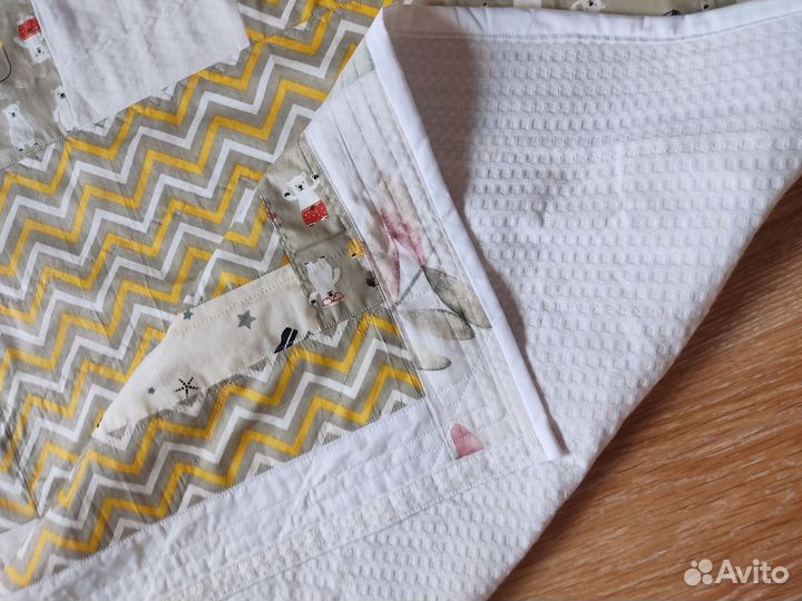 Лоскутное стëганое детское одеяло