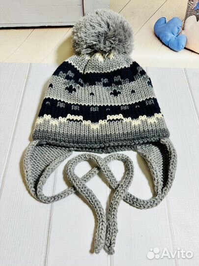 Шапка зимняя толстая шерсть Италия Catya