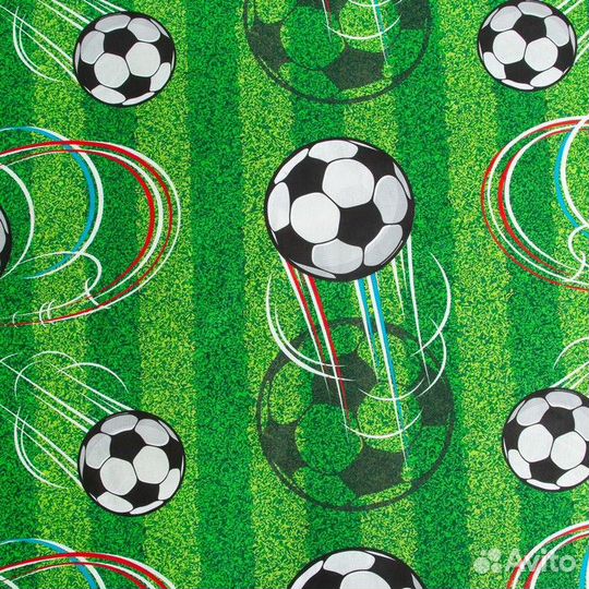 Постельное бельё Этель 1,5 сп 'Футбол' 143х215 см