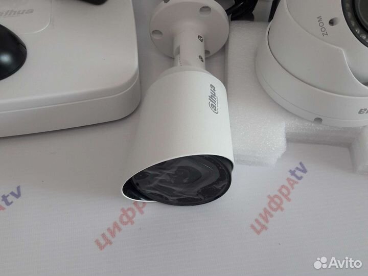 Комплект видеонаблюдения 4Мп Dahua 7 камер