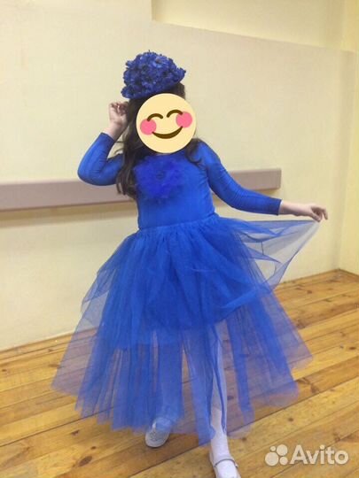 Костюм василька на рост 128 напрокат