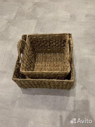 Корзина плетеная для хранения