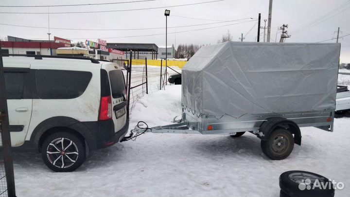 Грузоперевозки Ларгус с прицепом 2.5м
