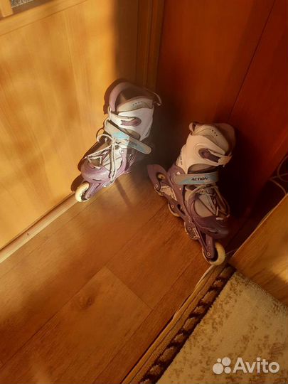 Ролики раздвижные, р. 34- 37