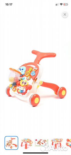 Baby GO игрушка 2в1 ходунки + столик